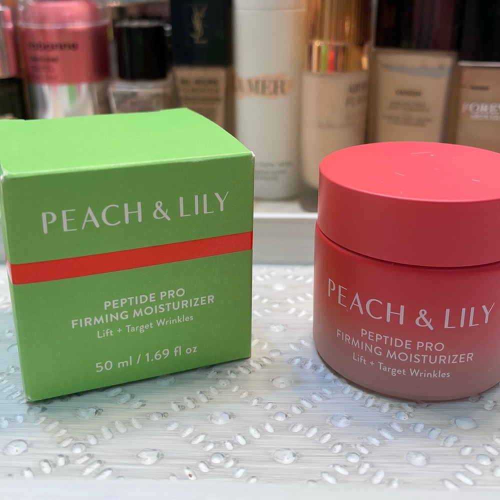Peach & Lily ~ ‘PEPTIDE PRO FIRMING MOISTURIZER’ ~ Full Size 1.60 oz. ~ NIB